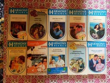 LOTTO 10 HARMONY COME DA FOTO-  ROMANZI ROSA N. 25