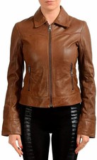 Giacca donna marrone 100% vera