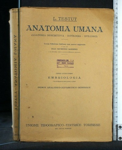 Anatomia umana volume xii - volume,