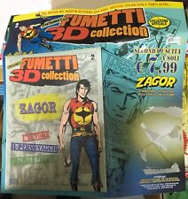 Fumetti 3D Collection Fascicolo 2 Zagor Sigillato privo di statua