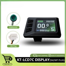 Bici Elettrica KT LCD Display a Colori 24V 36V 48V con Kit Conversione Spina SM WP