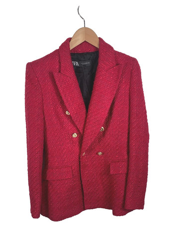 Zara blazer donna rosa - zara, medio