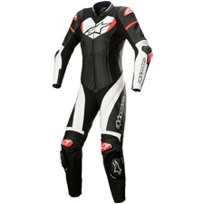 Alpinestars Stella GP Plus 1 pz. Tuta in pelle da donna nero/bianco/rosso chiaro