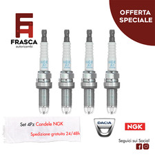 Candele 4 Pezzi NGK Dacia