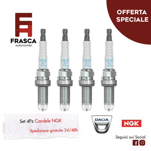 Candele pezzi ngk dacia - 4,