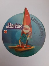 ADESIVO BARBIE Catamaran Mattel VINTAGE