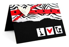 Scheda note verticale Sizzix e