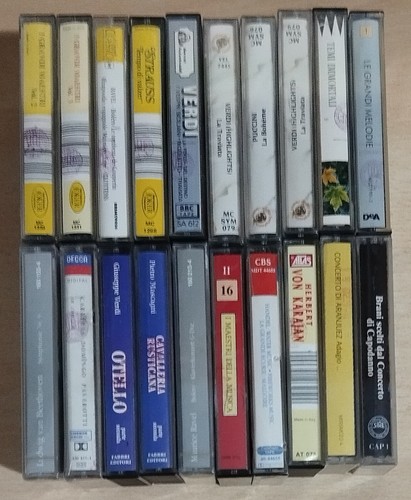 Lotto musicassette musica - musicassette,