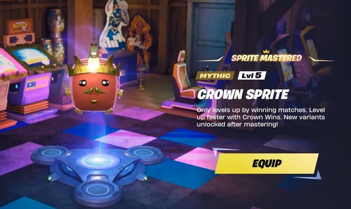 Crown sprite max level - max,