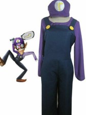Bros Waluigi Tuta Cosplay