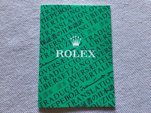Libretto traduzione rolex - libretto,