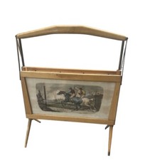 Portariviste in legno anni 50