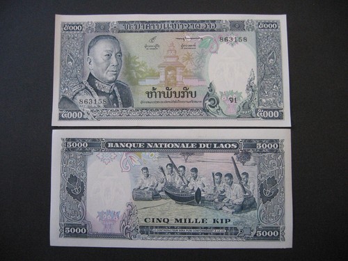 Laos 5000 kip 1975 - kip, unc
