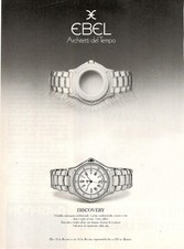 EBEL DISCOVERY OROLOGIO Pubblicità 1986   1 Pagina originale