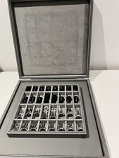 Set scacchi cristalli argento