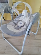 Altalena Chicco Sdraietta regolabile Neonato 0= 9 kg colore grigio semi nuova   