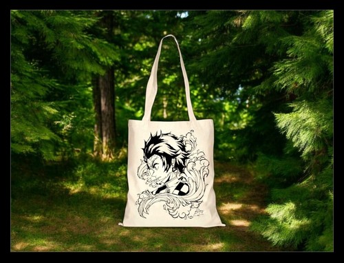 Borsa cotone con - disegno, di