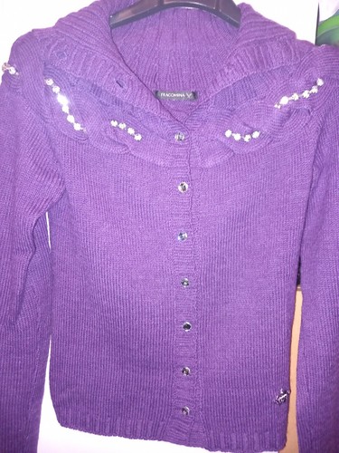Maglia fracomina viola - fracomina,