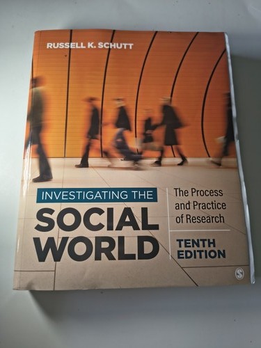 Investigating the social world - investigating,