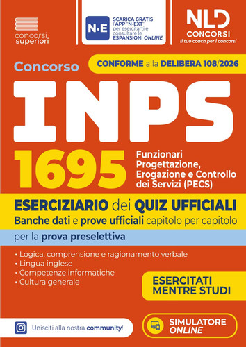 Concorso inps 2026 1695 - concorso,