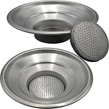 Colafritto da Portata in Alluminio Grande Scola Fritto Olio Frittura Ø 27×10h cm