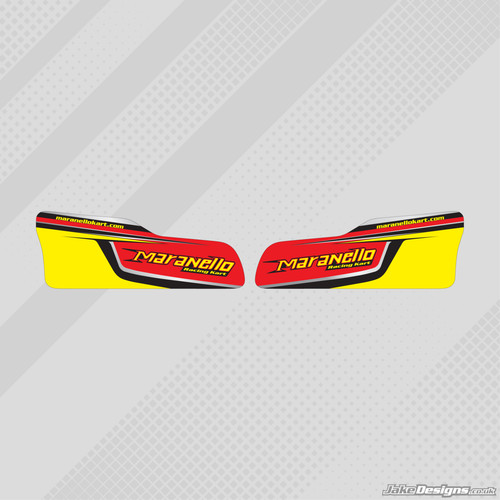 Kit adesivi sidepod - adesivi,