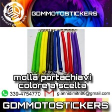 Molla portachiavi estensibile  6 colori a scelta