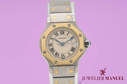 Cartier santos octagon lady - octagon,