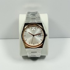 Movado Bold Quest 40mm White Dial Two-Tone Stainless Steel Men's Watch 3600972