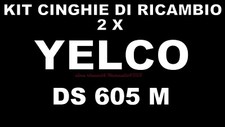 ★CINGHIE DI RICAMBIO 2 x PROIETTORE SUPER 8 mm YELCO SOUND DS 605 M★
