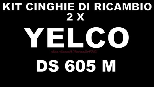Cinghie ricambio 2 x - 2,