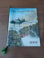 CALENDARIO STORICO CORPO FORESTALE DELLO STATO anno 2004 originale con cordino