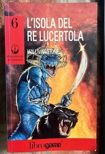 Librogame  dimensione avventura n.6  L'ISOLA DEL RE LUCERTOLA  1°edizione  Ed EL