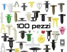 Kit 100 Rivetti Plastica Auto
