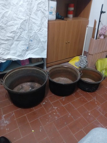 Pentole rame usato - in,