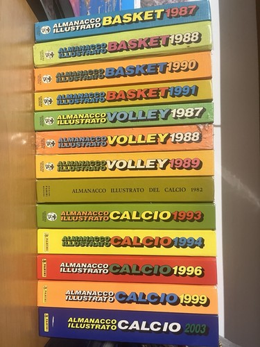 Lotto almanacchi panini - lotto, 13
