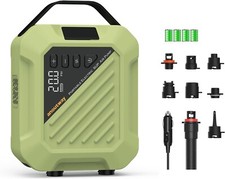 Compressore Gonfiatore Aria Portatile a batteria per SUP Gommoni 20PSI 12V DC