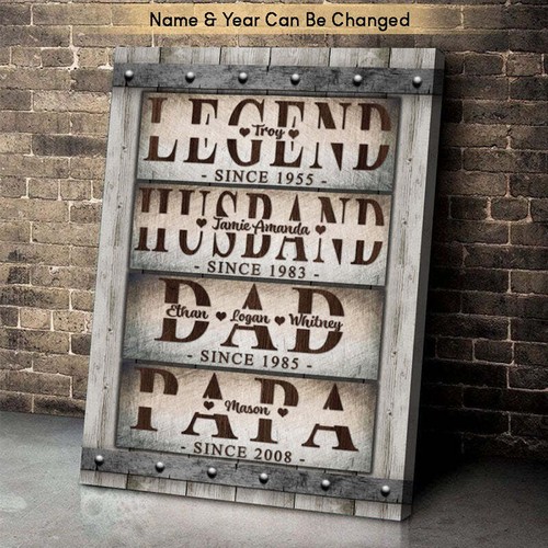 Legend husband dad papa est - husband,