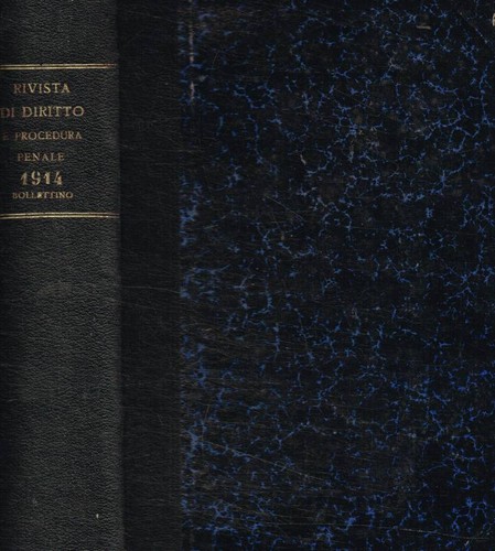 Rivista diritto procedura - di,