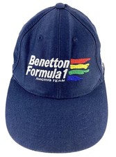 Berretto Benetton Formula 1 Racing Team G Fisichella A Wurz firme ricamate