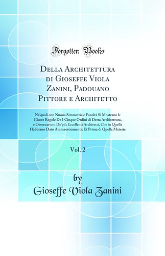 Della architettura gioseffe - architettura, di