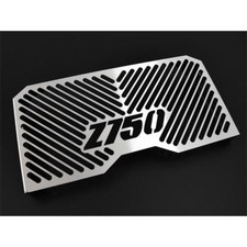 compatibile con Kawasaki Z 750 S anno 2005-06 protezione radiatore logo argento