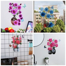 Adesivo murale vaso fiori