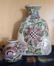 CERAMICA ELIO  SCHIAVON - VASO ERHART h 27 circa PIU' VASETTO N°205 ANNi '70