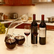 Divertente decanter vino in