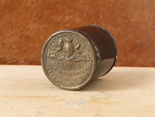 Antica custodia pistola ottone