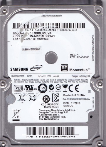 St1000lm024 n - st1000lm024, p/n