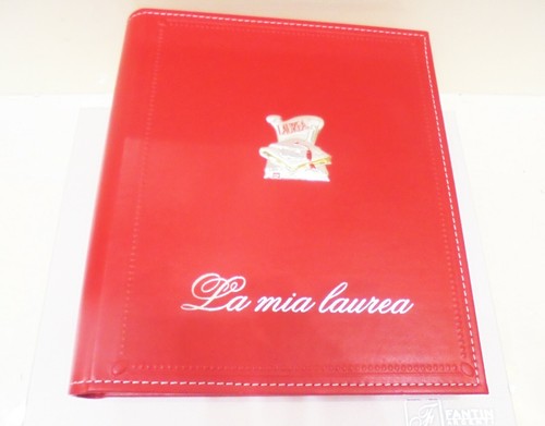 Laurea album fotografico rosso - laurea,