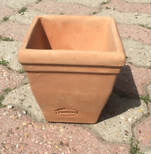 Vaso in terracotta lavorato a mano resistente al gelo cm 13x13 H13