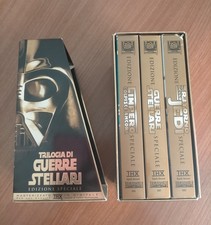 Trilogia Guerre Stellari VHS Vintage 
